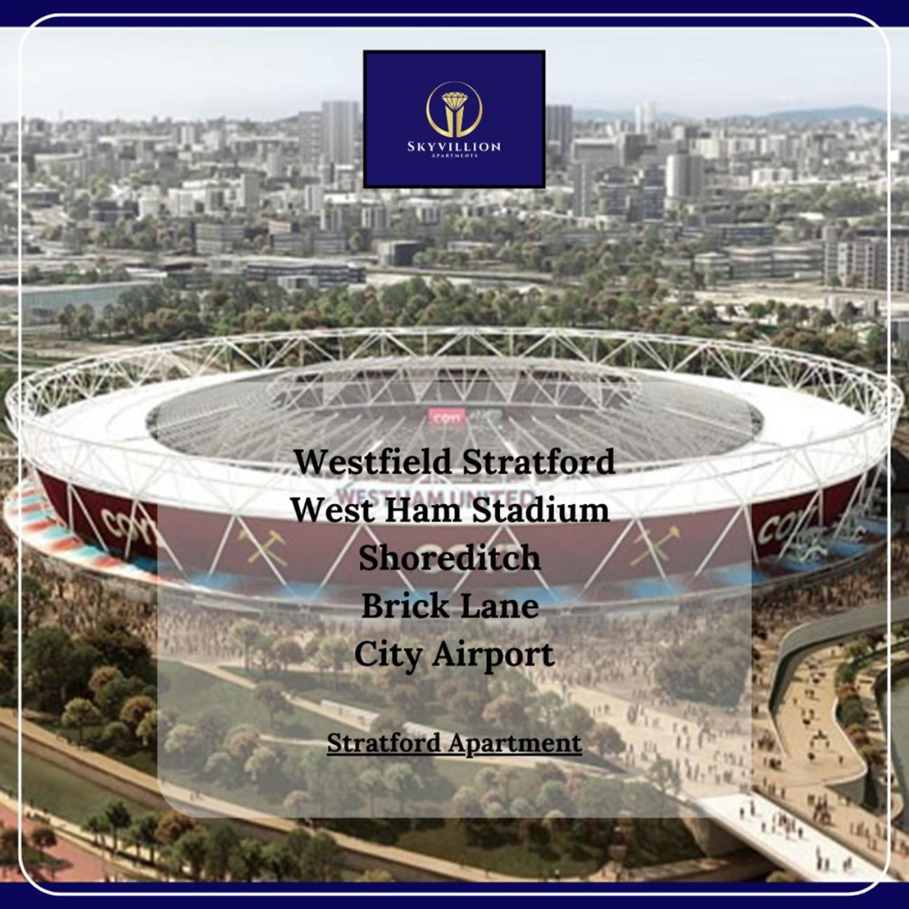 Skyvillion - Olympic View London Stratford Apartment Luaran gambar